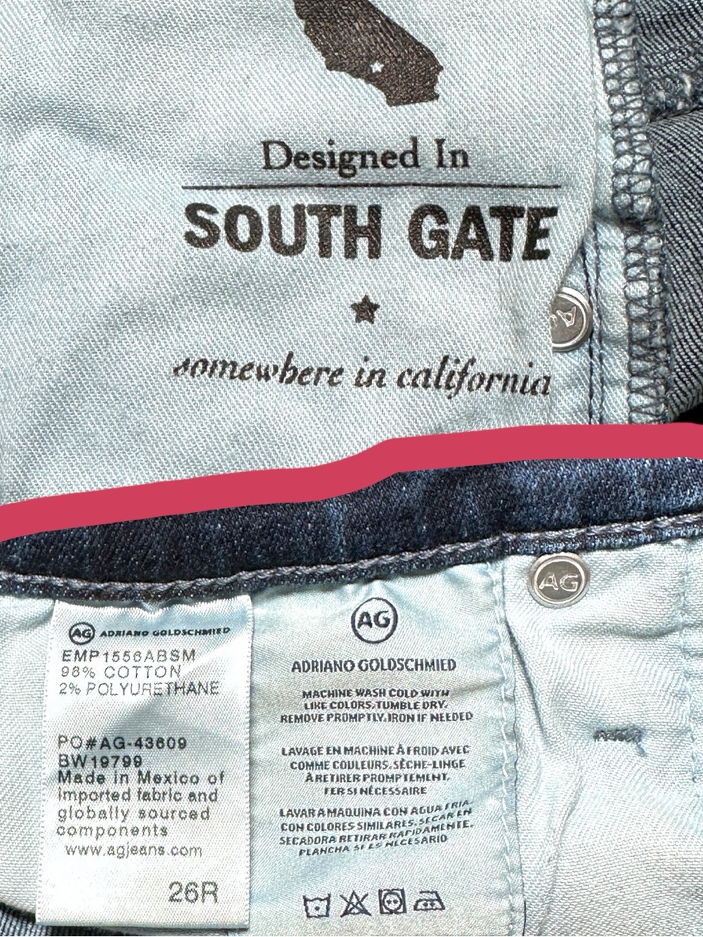 AG The Stevie High-Rise Skinny Ankle Jeans.👖 Size 26R (Run Large) - Picture 13 of 16